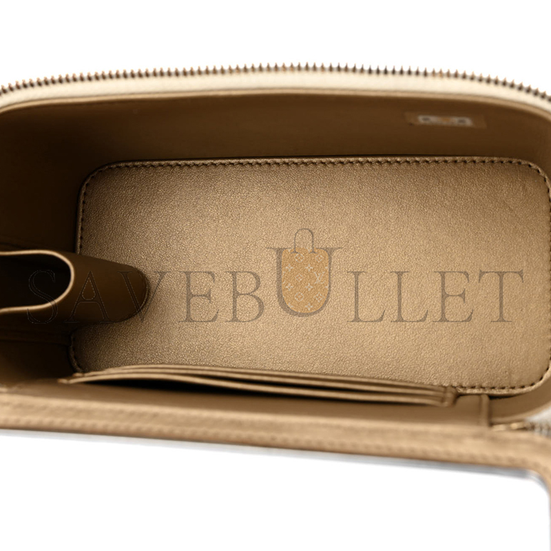 CHANEL PEARL CRUSH SMALL VANITY CASE WITH CHAIN AP2303 (17*9.5*8cm)